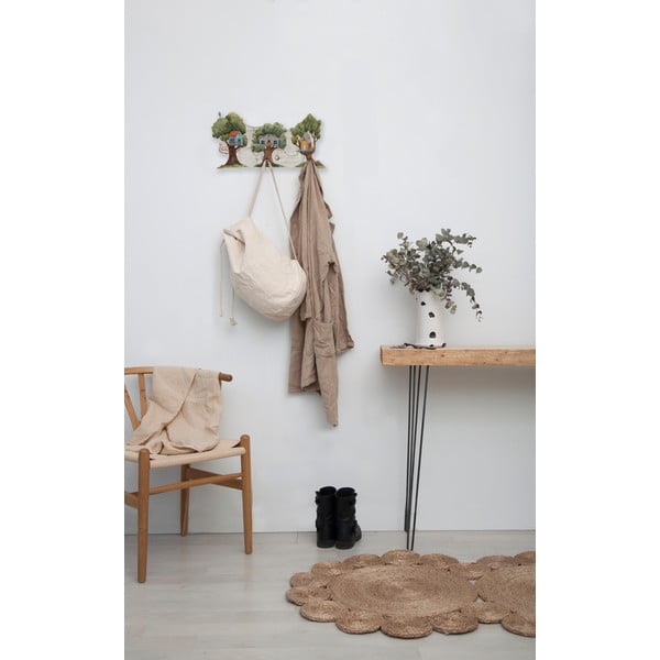 Cuier de perete verde pentru copii Tree House - Little Nice Things-image-1