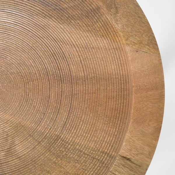 Măsuță auxiliară din lemn de mango Zuiver Dendron, ø 43 cm-image-3