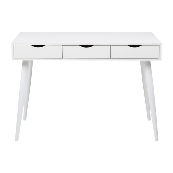 Birou cu sertar Actona Neptun, alb-image-4