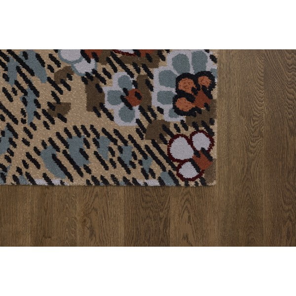 Covor maro din lână 200x300 cm Paisley – Agnella-image-3