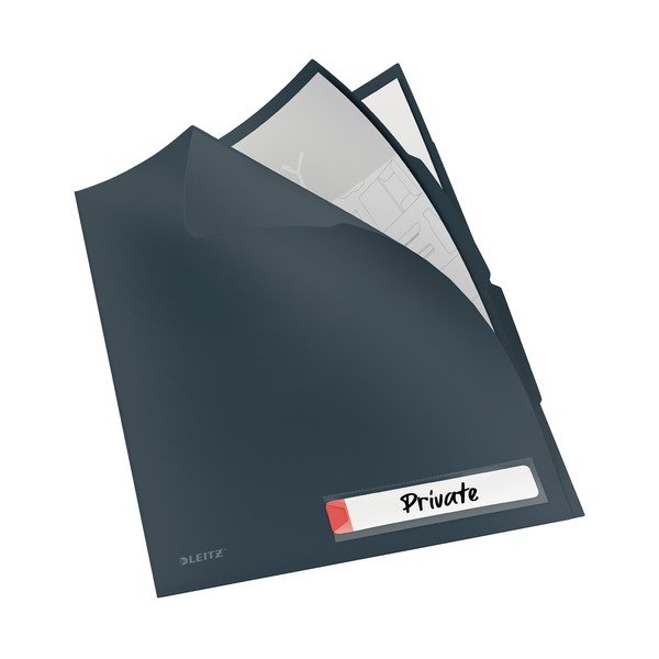 Mapă de birou cu sortare Leitz Cosy, A4, gri-image-2