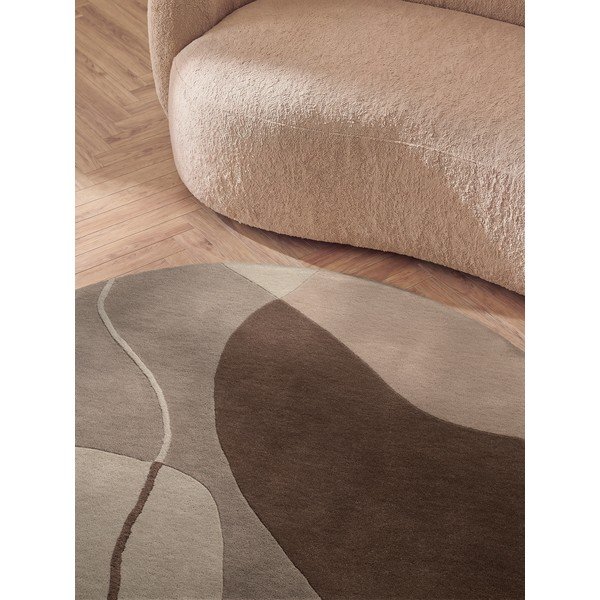Covor maro rotund din lână ø 160 cm Muse – Villeroy&Boch-image-4