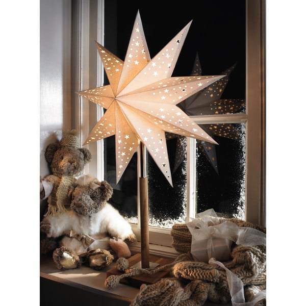 Decorațiune luminoasă de Crăciun albă Solvalla – Markslöjd-image-1