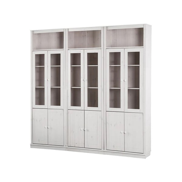 Vitrină albă din lemn de pin 518x223 cm Anita – Støraa-image-2