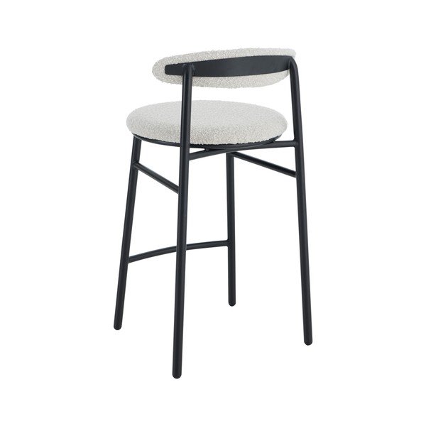 Scaun de bar crem tapițat (înălțime șezut 67 cm) Bloggny – Ellos Home-image-4