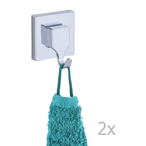 Set 2 cârlige Wenko cu sistem de prindere Vacuum-Loc, până la 33kg-image-2