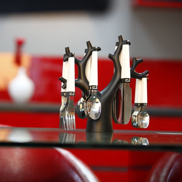 Set 24 tacâmuri cu suport Vialli Design Enea-image-1