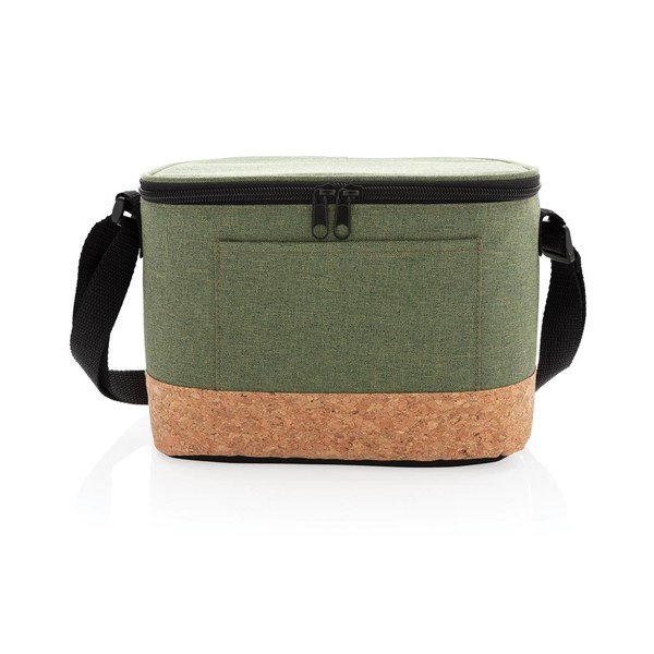 Geantă termoizolatoare cu detalii din plută XD Collection, verde-image-2