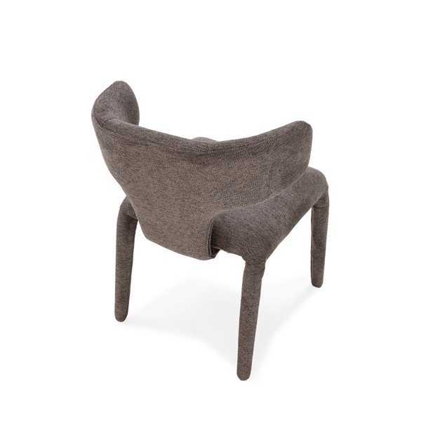 Scaun de living maro închis tapițat Maca – MOME-image-4
