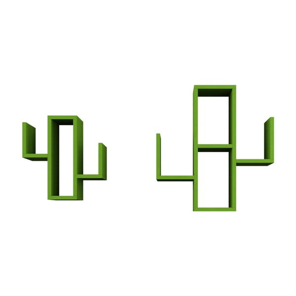Poliță Mobito Design Cactus, verde