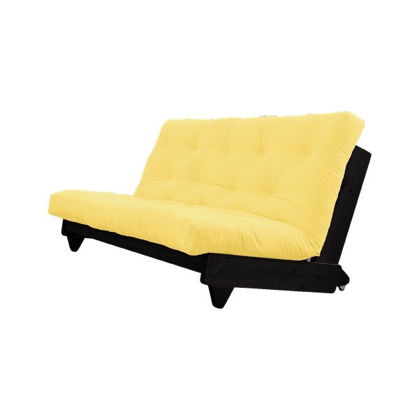 Canapea variabilă KARUP Design Fresh Black, galben deschis-image-3