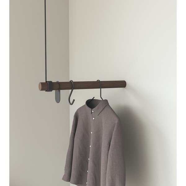 Cuier de perete maro din lemn de stejar 50 cm Swing – LIND DNA-image-2