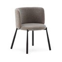 Set de scaune de sufragerie gri 2 buc. tapițat Ginny – MOME