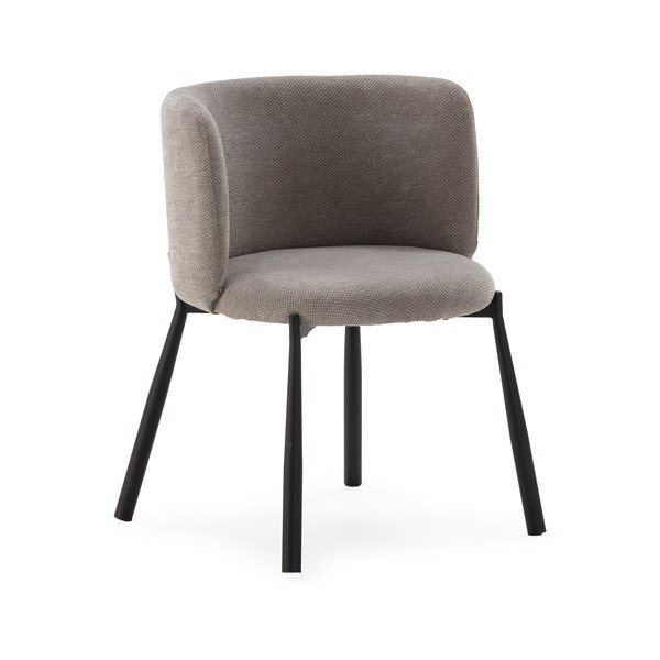 Set de scaune de sufragerie gri 2 buc. tapițat Ginny – MOME