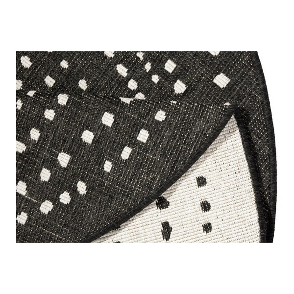 Covor pentru exterior NORTHRUGS Bali, ⌀ 140 cm, negru-image-4