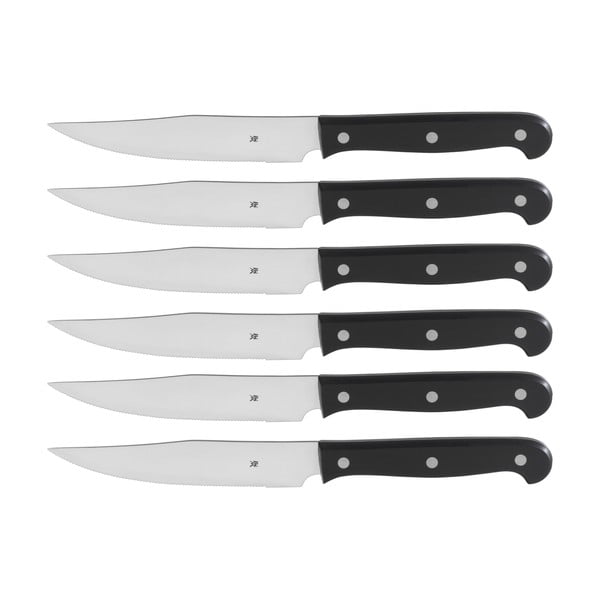 Set 6 cuțite din oțel pentru friptură WMF Kansas