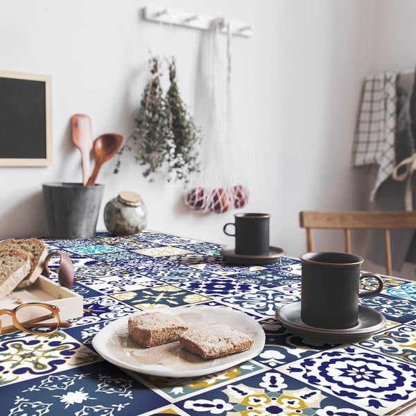 Set 60 autocolante pentru mobilă Ambiance Oliviana, 10 x 10 cm-image-1