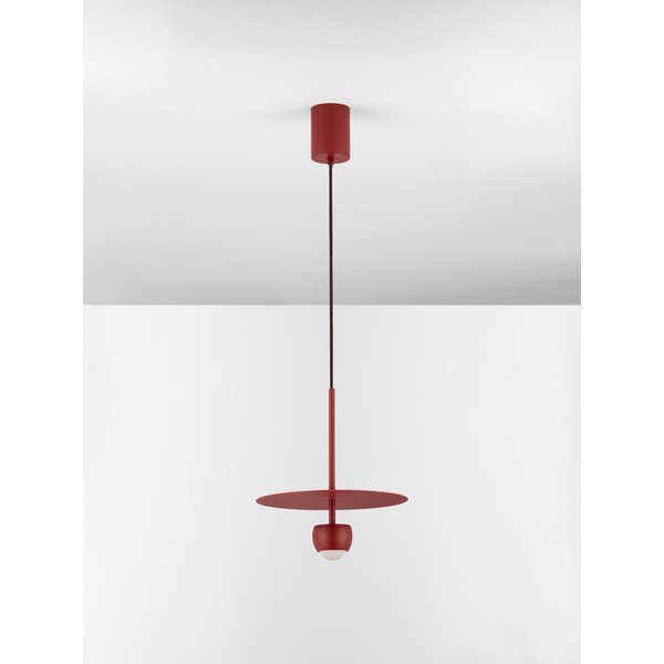 Lustră roșie LED din aluminiu ø 30 cm Edem – Nova Luce-image-3