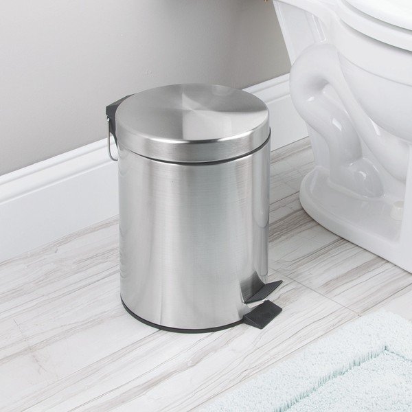 Coș de gunoi cu pedală InterDesign Step Can, 5 l-image-4
