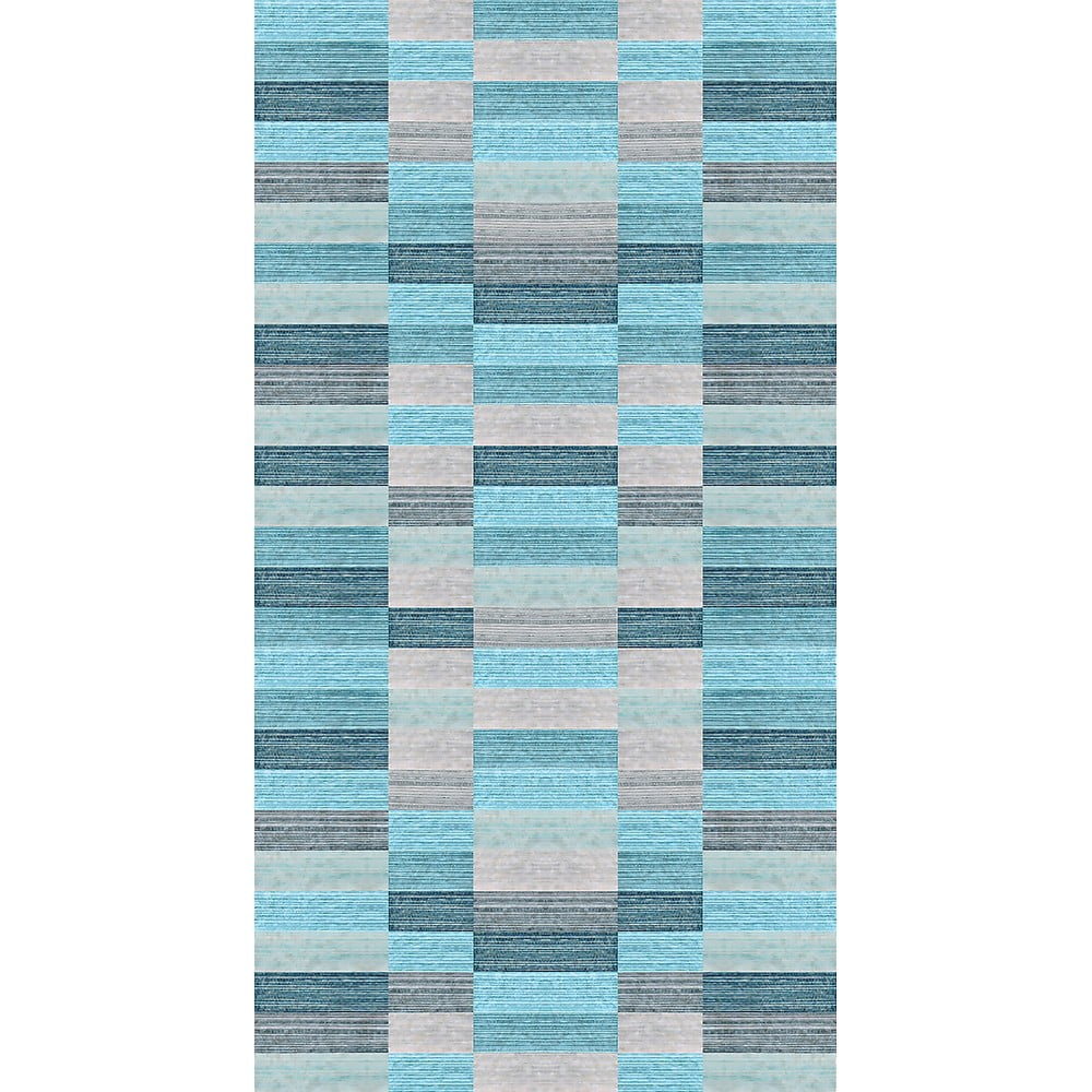 Covor albastru lavabil 50x80 cm Hali – Vitaus