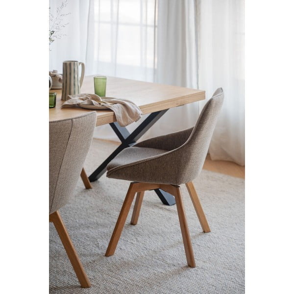 Scaune de dining bej 2 buc. Alison – Rowico-image-2