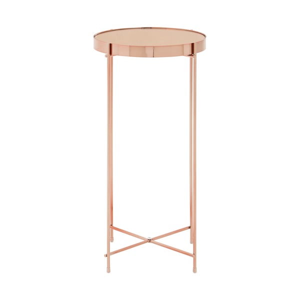 Măsuță auxiliară rotundă cu blat din sticlă ø 33 cm Allure – Premier Housewares-image-1