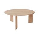 Măsuță de cafea în culoare naturală rotundă din lemn de stejar ø 90 cm Oy – OYOY Living Design