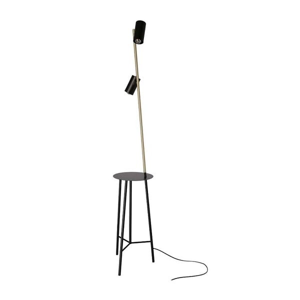 Lampadar negru/auriu (înălțime 164 cm) Perret – Candellux Lighting