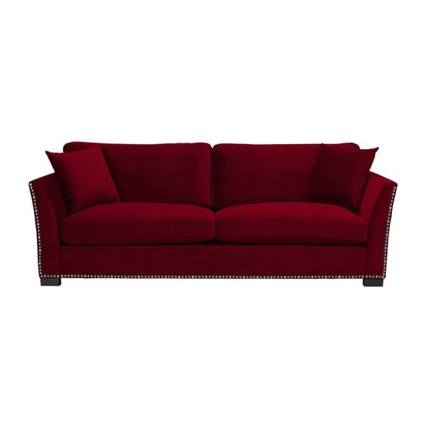 Canapea cu 3 locuri The Classic Living Pierre, roșu
