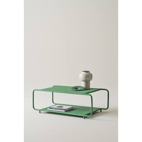 Măsuță de cafea verde din metal 55x100 cm Anzac – Jotex-image-1