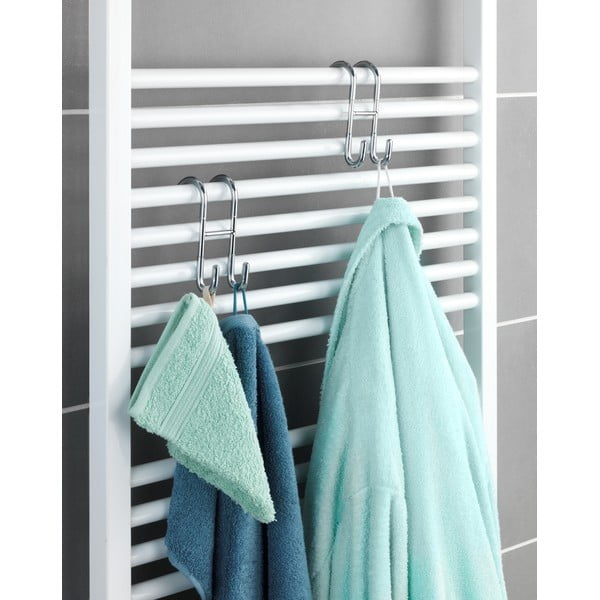 Cuier suspendat cu 2 cârlige Wenko Taranto-image-2