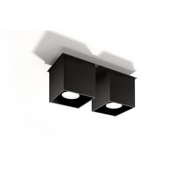 Plafonieră Sollux Geo, negru-image-2