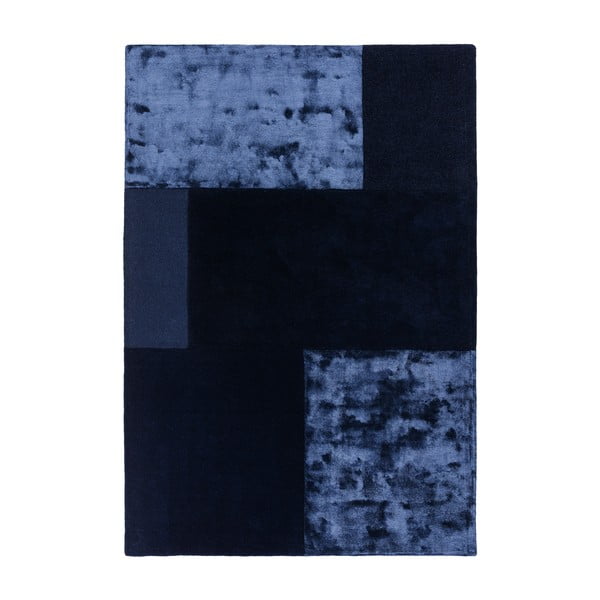 Covor Asiatic Carpets Tate Tonal Textures, 160 x 230 cm, albastru