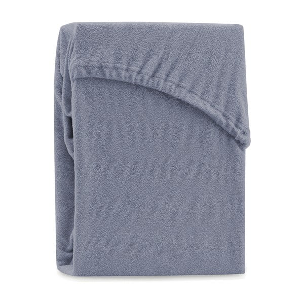 Cearceaf elastic AmeliaHome Ruby, 200 x 120-140 cm, gri închis-image-1