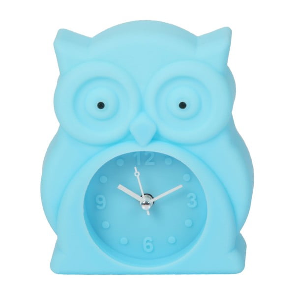 Ceas cu alarmă Just 4 Kids Blue Owl, albastru deschis