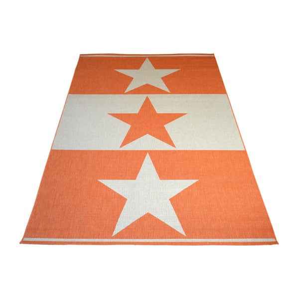Covor foarte rezistent Floorita Orange Star, 200 x 290 cm, portocaliu