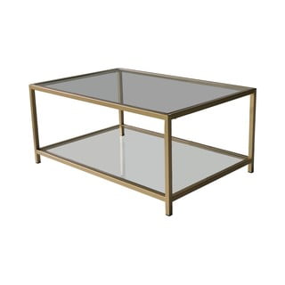 Măsuță de cafea aurie 60x90 cm Astro – Neostill