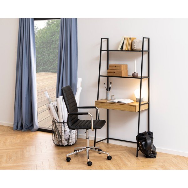 Bibliotecă în decor de stejar sălbatic Actona Seaford, 77 x 174,5 cm-image-1