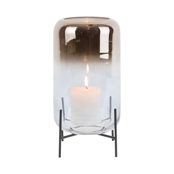 Vază din sticlă PT LIVING Silver Fade, înălțime 29 cm-image-1