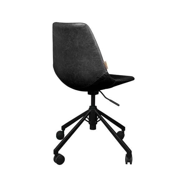 Scaun de birou Dutchbone Franky, negru-image-4