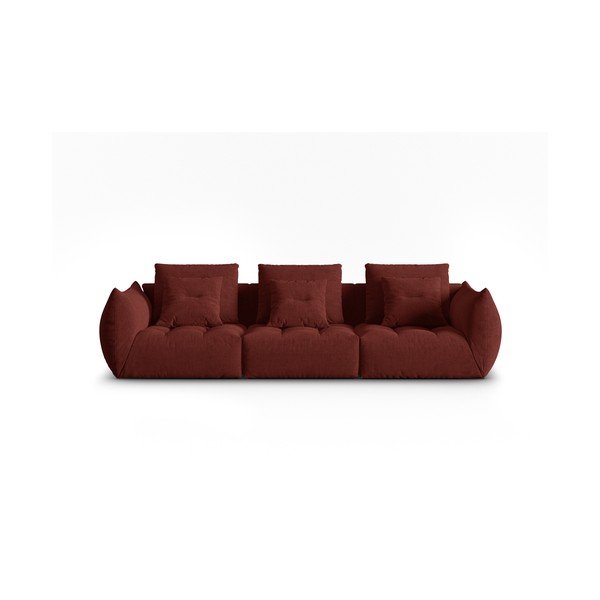 Canapea roșie 332 cm Bloom – Micadoni Home