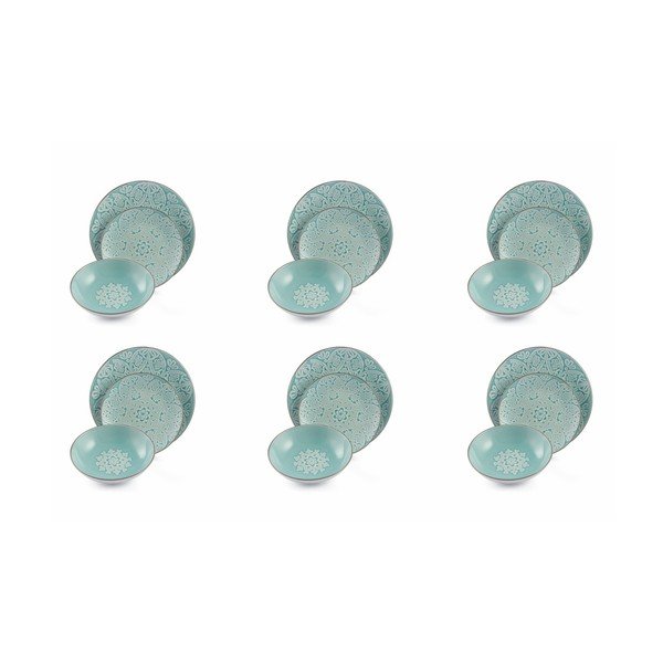 Set 18 vase din dolomită VDE Tivoli 1996 Baku Turquoise