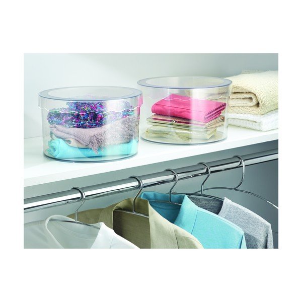 Cutie depozitare iDesign Clarity, ⌀ 25,5 cm-image-2