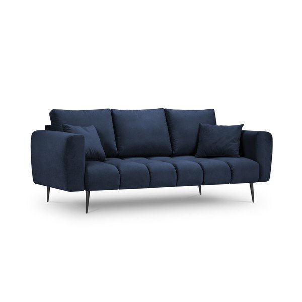 Canapea cu tapițerie de catifea Interieurs 86 Octave, albastru închis-image-2