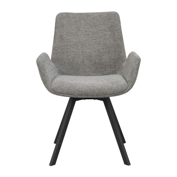 Set de scaune de sufragerie gri 2 buc. tapițat Norwell – Rowico-image-3