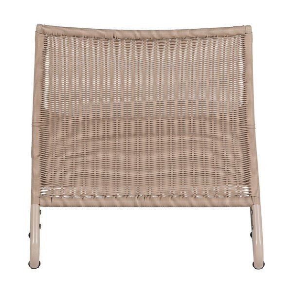 Fotoliu de grădină bej din ratan artificial West – WOOOD-image-4