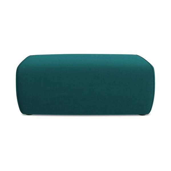 Taburet turcoaz cu tapițerie din catifea Kapua – Makamii