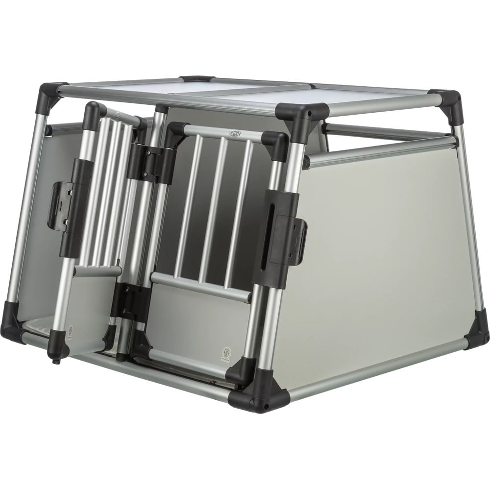 Cușcă / geantă pentru transport animale de companie argintie pentru animale de companie 69x95 cm Trixie M-L – Plaček Pet Products