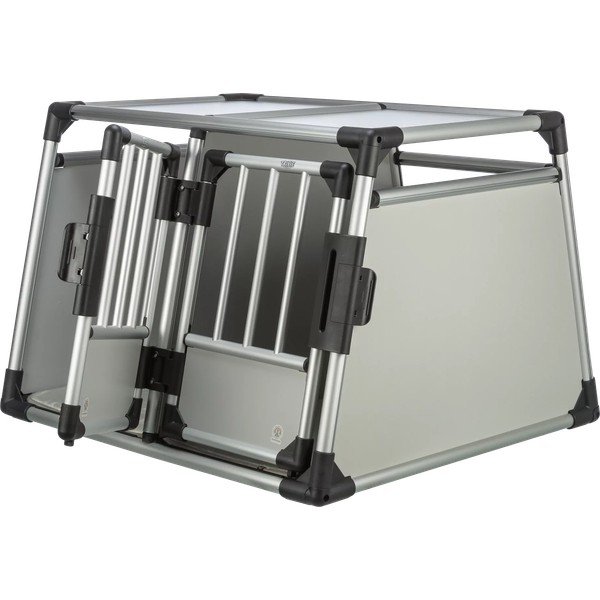 Cușcă / geantă pentru transport animale de companie argintie 69x95 cm Trixie M-L – Plaček Pet Products