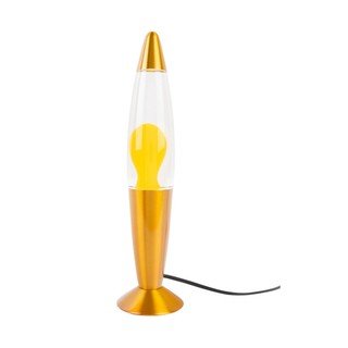Lava lamp galbenă din sticlă (înălțime 35,5 cm) Funky Rocket Lava – Leitmotiv